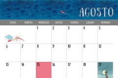 Calendario 2018 - Agosto